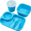 Re Play - Conjunto de jantar minúsculo 5Pk Suprimentos de alimentação para bebês e crianças pequenas, azul celeste Discount