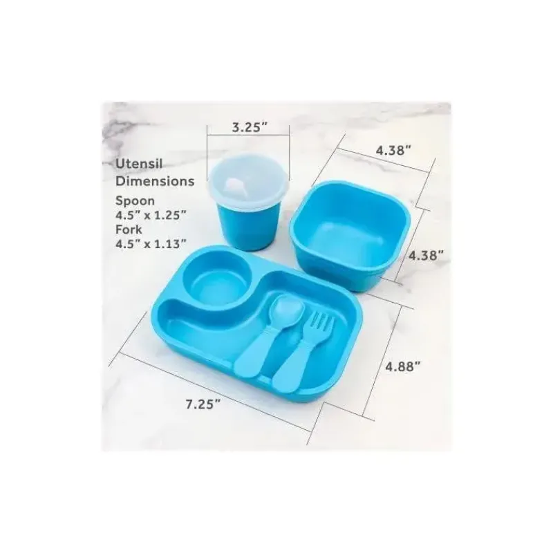 re_play__conjunto_de_jant_SKUGRwGekBq_1.webp Re Play - Conjunto de jantar minúsculo 5Pk Suprimentos de alimentação para bebês e crianças pequenas, azul celeste Discount