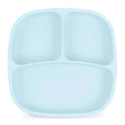 Re Play - Placa dividida por sucção de silicone, azul gelo Discount