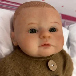 MacroBaby Reborn Baby Doll - White Vinyl, Tanner Clearance