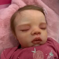 MacroBaby Reborn Baby Doll - White Vinyl, Megan Sleeping New
