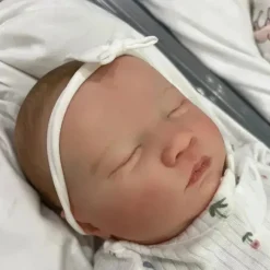 MacroBaby Reborn Baby Doll - White Vinyl, Laila Asleep Sale