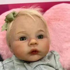 MacroBaby Reborn Baby Doll - White Vinyl & Blonde Hair, Meadow Online