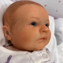 MacroBaby Reborn Baby Doll - White Vinyl, Aspen Best