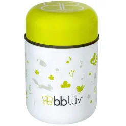 Bbluv Recipiente térmico para alimentos Foöd com colher - limão New
