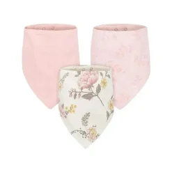 Just Born Recém-nascido - babador de menina 3Pk tamanho único, floral vintage Best