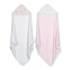 Just Born Recém-nascido - 2Pk Love and Sugar Toalhas com Capuz, Rosa Hot