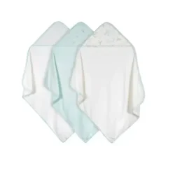 Just Born Recém-nascido - toalha com capuz 3Pk Terry, cacto do deserto Fashion