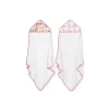 Just Born Recém-nascido - toalha felpuda com capuz 3Pk, floral vintage Sale