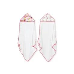 Just Born Recém-nascido - toalha felpuda com capuz 3Pk, floral vintage Sale