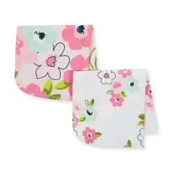 Just Born Recém-nascido - Toalhinhas Flor de 10 Pk, Rosa Clearance