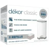 Dekor Regal-Lager - 2 unidades de recargas de baldes de fraldas Classic New