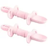 Re Play Re-Play - Sustainables by Re-Play Silicone Dip n ReDip Feeding Tool, Ice Pink Fashion