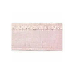 BreathableBaby RespirávelBaby - Forro de berço de malha respirável, coleção Deluxe Ruffle, Blush Discount