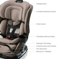 Romer - Veni Convertible Car Seat, Truffle Discount