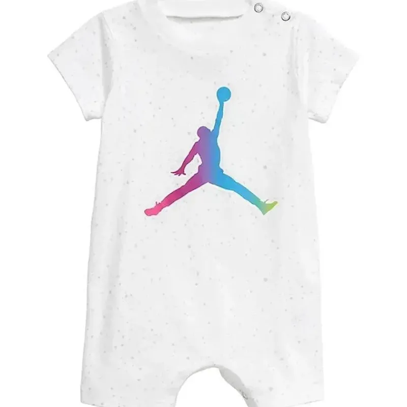 romper_jordan_baby_boy_ju_SKUxxfvvIyI_0.webp Jordan Romper Baby Boy Jumpmen, branco e logotipo holográfico Fashion