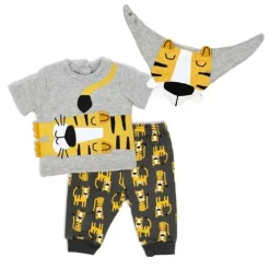 Rose Textiles Rosa Têxteis - Conjunto 3Pk Bebê Menino, Tigre Best