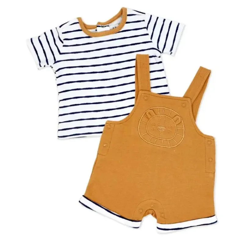 rose_textile__conjunto_de_SKU1nPuZs07_0.webp Rose Textiles Rose Textile - Conjunto de macacão de leão para bebê menino 2Pk Discount