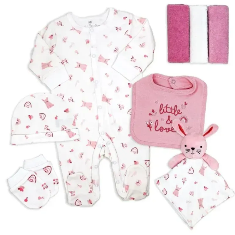 rose_textile__conjunto_de_SKU24H8EAyH_0.webp Rose Textiles Rose Textile - Conjunto de presente pendurado para coelhos de meninas com 8 unidades New