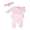 Rose Textiles Rose Textile - Conjunto de pijama rosa para meninas 3Pk Fashion