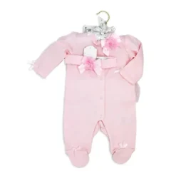 Rose Textiles Rose Textile - Conjunto de pijama rosa para meninas 3Pk Fashion