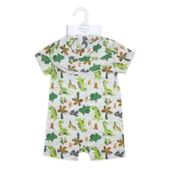 Rose Textiles Rose Textile - Conjunto de 2 macacões para bebês meninos dinossauros Hot