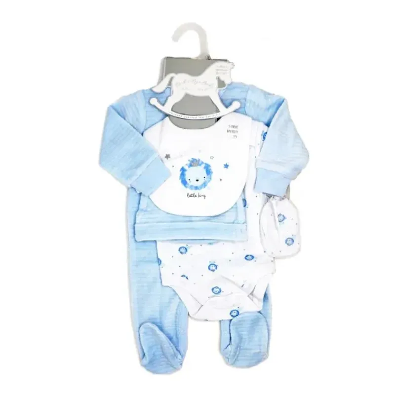 rose_textile__conjunto_de_SKUf6aytwOu_1.webp Rose Textiles Rose Textile - Conjunto de 5 peças de veludo de leão para meninos Fashion