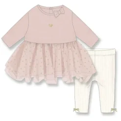Rose Textiles Rose Textile - Conjunto de leggings tutu com corações para bebês meninas 2Pk Clearance