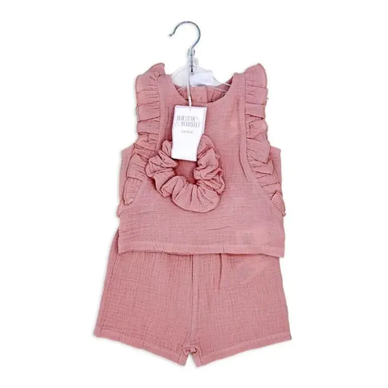 rose_textile__conjunto_de_SKUtlkGGPgj_1.webp Rose Textiles Rose Textile - Conjunto de 3 peças de história curta rosa Tod Gauze para meninas Sale