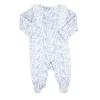 Rose Textiles Rose Textile - Macacão de dormir floral azul para meninas Hot