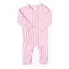 Rose Textiles Rose Textile - Macacão de malha rosa de algodão para bebê menina Online