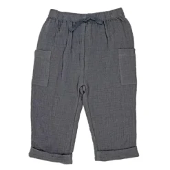 Rose Textiles Rose Textile - 2Pk Baby Boys Gauze Pant Set, Beige Plaid Fashion