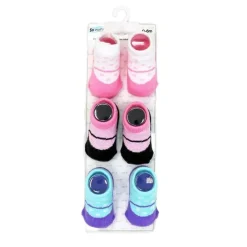 Rose Textiles - 3 pares de meias de cano alto, sapatos Maryjane Discount