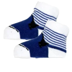 Rose Textiles - 3 pares de meias de cano alto, sapatos slip-on para meninos New