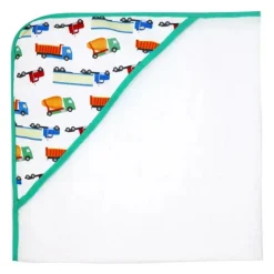 Rose Textiles - 3 Toalhas com Capuz C/ 5 Toalhas de Rosto:, Green Trucks Hot