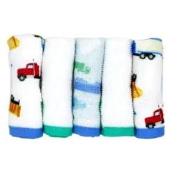 Rose Textiles - 3 Toalhas com Capuz C/ 5 Toalhas de Rosto:, Green Trucks Hot