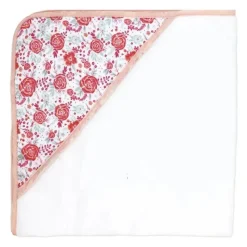 Rose Textiles - 3 Toalhas com Capuz com 5 Toalhas de Rosto, Buquê Rosa Clearance