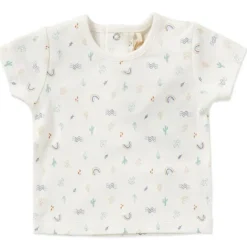 Rose Textiles - Baby Boy’s Organic Dungaree Set, Hello World Outlet