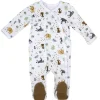 Rose Textiles - Baby Boys Zipper Coverall, Safari Brown Discount
