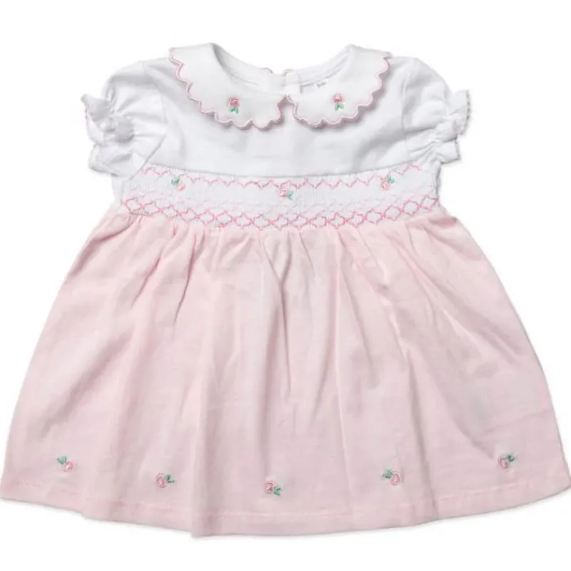 rose_textiles__baby_girls_SKU6BYyEUVx_2.webp Rose Textiles - Baby Girls Dress Set, Pink Floral Sale