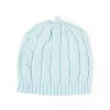 Rose Textiles - Baby Mode Signature Blue Cable Knit Beanie New