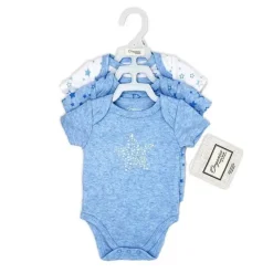 Rose Textiles - Body 100% Orgânico 3 Pk, Azul New