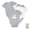 Rose Textiles - Body 100% Orgânico 3 Pk, Cinza Sale