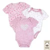 Rose Textiles - Body 100% Orgânico 3 Pk, Rosa Clearance