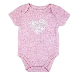 Rose Textiles - Body 100% Orgânico 3 Pk, Rosa Clearance