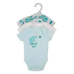 Rose Textiles - Body para menino com 3 unidades, Dino Sale