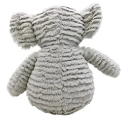 Rose Textiles - Brinquedo de pelúcia com sulcos, elefante cinza Outlet