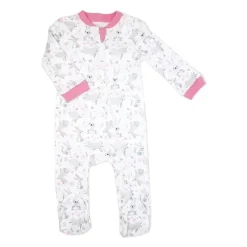 Rose Textiles - Capa Interlock para Meninas, Coelhinhos Hot