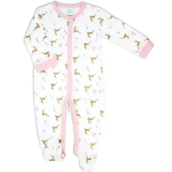 Rose Textiles - Chinelos Festivos para Bebês, Golden Deer New