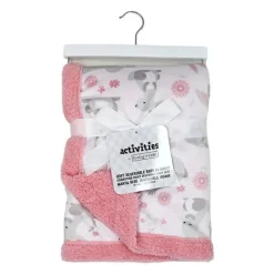Rose Textiles - Cobertor de vison de 2 camadas, coelho rosa Best